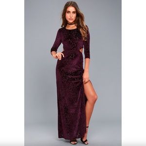 Lulu's Sexy Plum Purple Dress